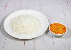 Rice With Chicken Curry