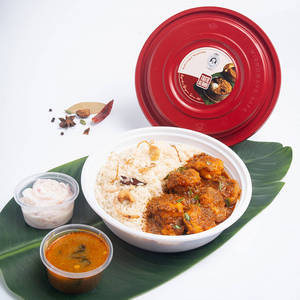 Kongu Ghee Prawns Sukka Biryani (serves 2)