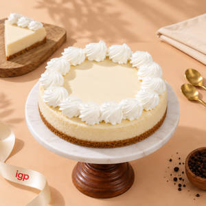 Luscious New York Baked Cheese Cake (500 Gm)