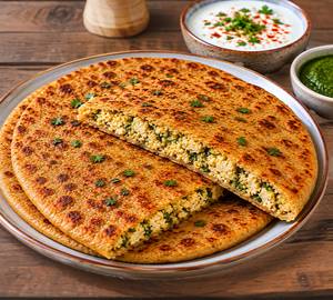 Paneer Paratha without onion