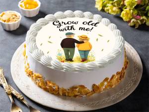 Grow Old With Me Pineapple Cake