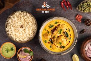 Kadi Pakoda Rice Bowl