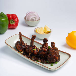 Black Pepper Chicken Lollipop
