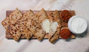 Veg Cheese Bust Paratha