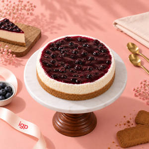 Blueberry Baked Cheesecake (600 Gm)