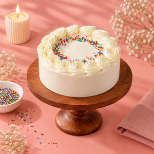 Vanilla Pearl Bliss Cake( 500 Gm)