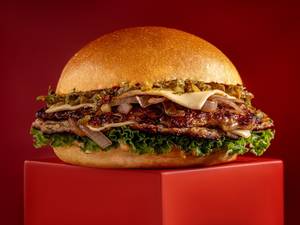 Chicken & Cheese Smash Burger
