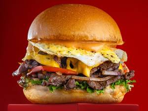 Shams' Signature Steak Burger