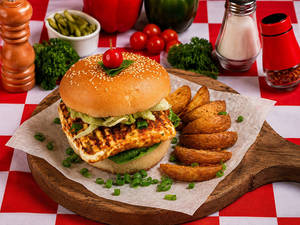 Grilled Paneer Burger