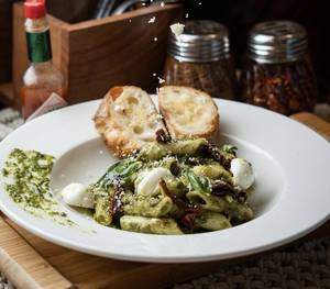 Golden Pesto Penne