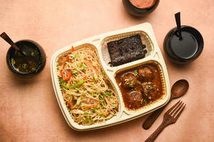 Veg Manchurian Gravy Combo