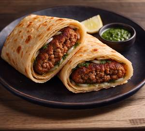 Chicken Chapli Roll                          