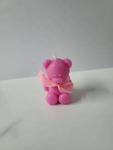 Fancy Taddy Bear Candle