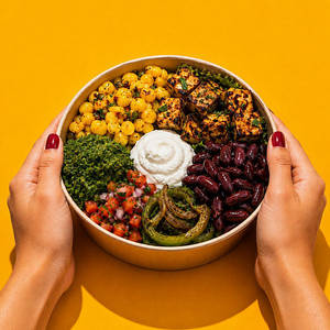 Paneer Shawarma Burrito Bowl