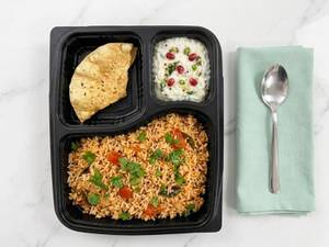 Tomato Rice + Curd Rice Meal