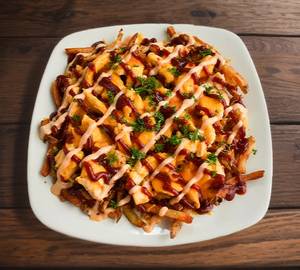 Fries chicken loaded