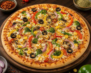 Veg Extravaganza Pizza  {10inch}