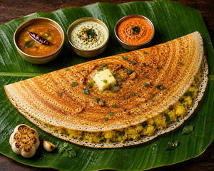 Roasted Garlic Benne Masala Dosa Delight