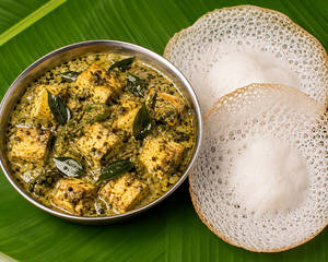 Kari Patta Paneer With Appam