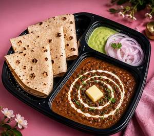 Dal Makahni + 3 Butter Chapati