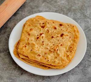 Plain Namak Mirch Paratha With Achar