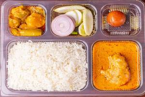 Special Chingri Thali [Rice + Chingri Fish+ Sabji+chutney +salad]