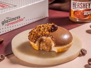 Dark Choco Exotica Doughnut Made With Hersheys