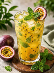 Passion Fruit Mint Cooler