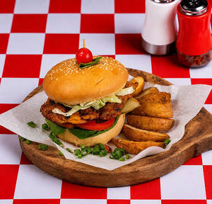 Roast Chicken Burger