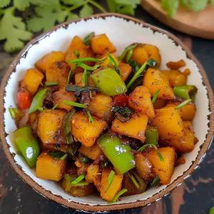 Capsicum Aalu Masala