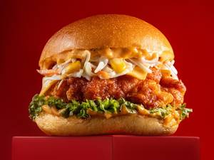 Korean Fried Chicken Burger