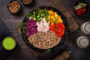 Lobia Farmer Salad