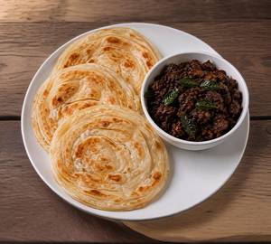 Kerala Paratha (3pc) + Erachi Roast