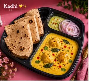 Punjabi Kadhi Pakodha + 3 Butter Chapati