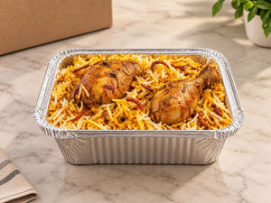 Hyderabadi Chicken Dum Biryani (2 Pcs)