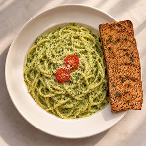 Edamame Pesto Pasta