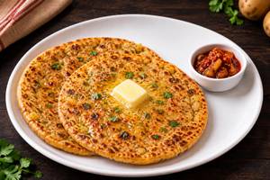 Butter Aloo Paratha Meal
