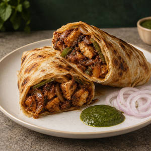 Chicken Bhuna Kathi Roll
