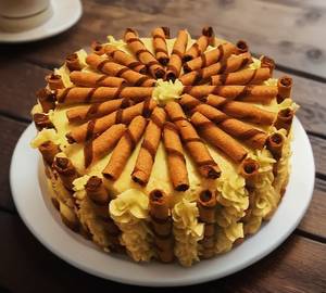 Swiss chocolate anniversary cake