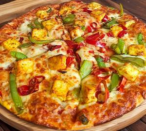 Cheese capcicum pizza+250ml coca cola