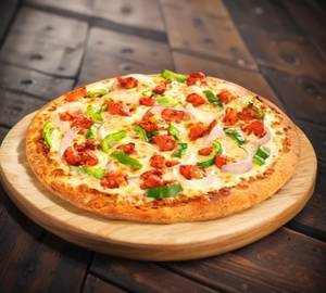 Spicy Loaded Chicken Pizza