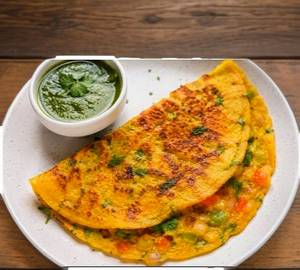 2 Vegetable Besan Chilla