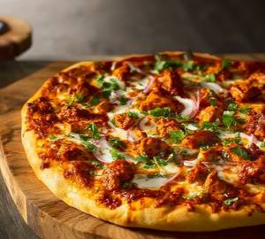 Chiken peri peri Pizza+250 Ml Thums Up