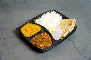 Thali With Butter Roti - Meal Tray
