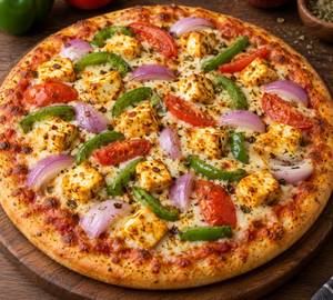 Veggie paneer pizza