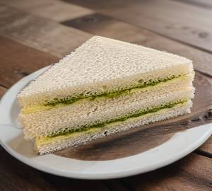 Bread Butter Chutney Sandwich Without Grilled