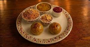 2 Ghee Baati Dal & Churma