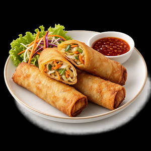 Veg Spring Rolls – 4 Pcs