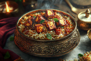 Paneer Tikka Biryani