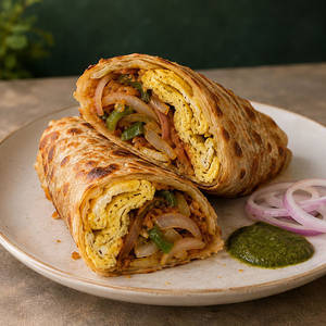 Double Egg Kathi Roll